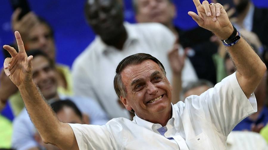 Bolsonaro kicks off re-election bid with pitch to conservative Brazilians