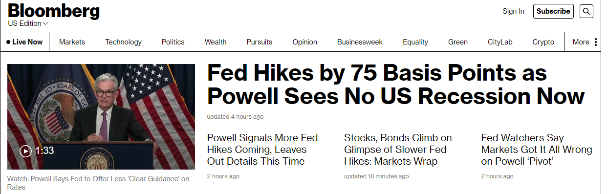 Bloomberg Headline