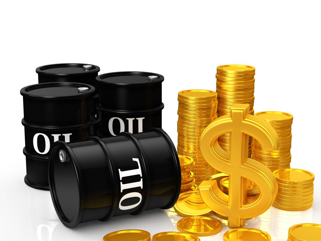 Oil drops below USD 100, gold rallies