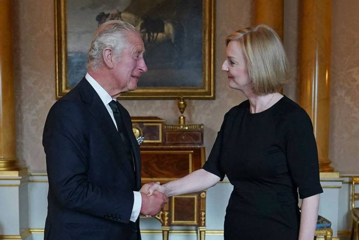 King Charles and Liz Truss