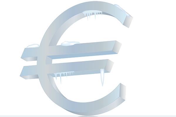 Euro hits 20-year low on oil shutdown