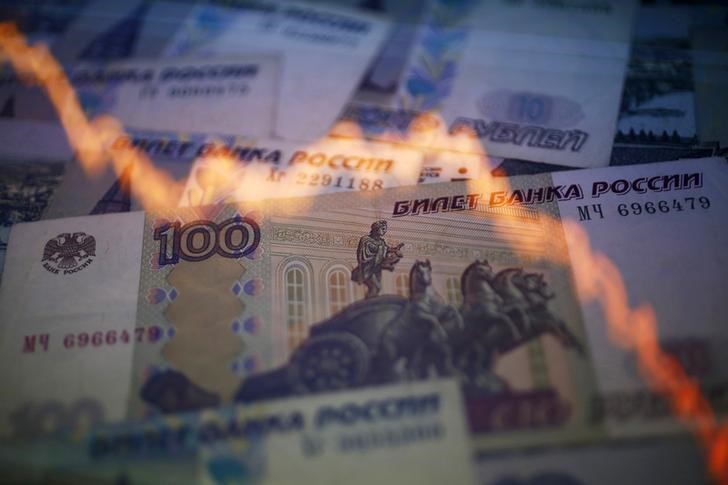 Russian rouble firms near 60 vs dollar as tax period nears By Reuters