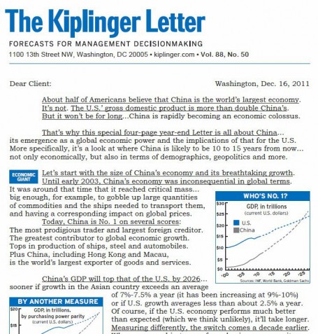 Why Kiplinger's newsletter has been so successful