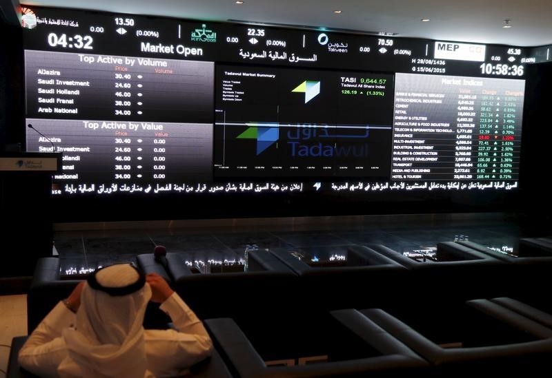 Saudi Arabia stocks lower at close of trade; Tadawul All Share down 0.91%