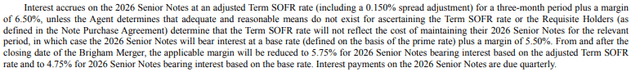 Interest On 2026 Notes