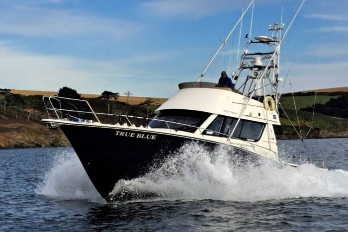 The True Blue runs tuna fishing trips from Falmouth