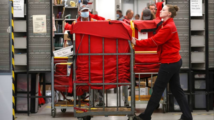 Royal Mail’s international parcel service hit by ‘cyber incident’